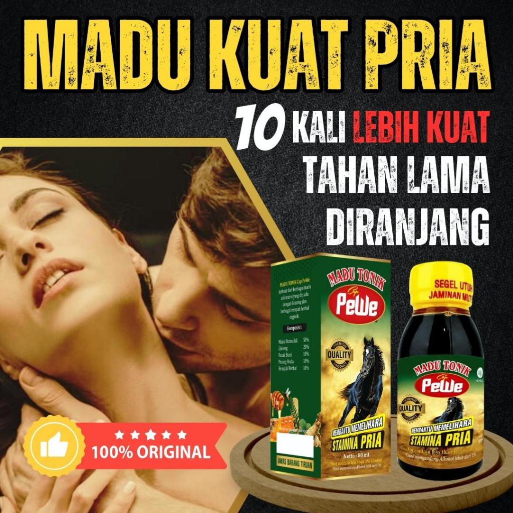 

Madu Tonik Pewe Asli Madukuat Herbal Stamina Pria Kuat Tahan Lama Bertenaga Perkasa Di Ranjang 80ML