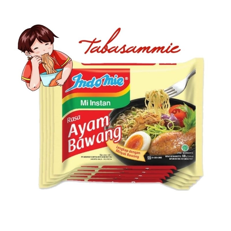 

Mie Indomie Ayam Bawang - Mi Instan