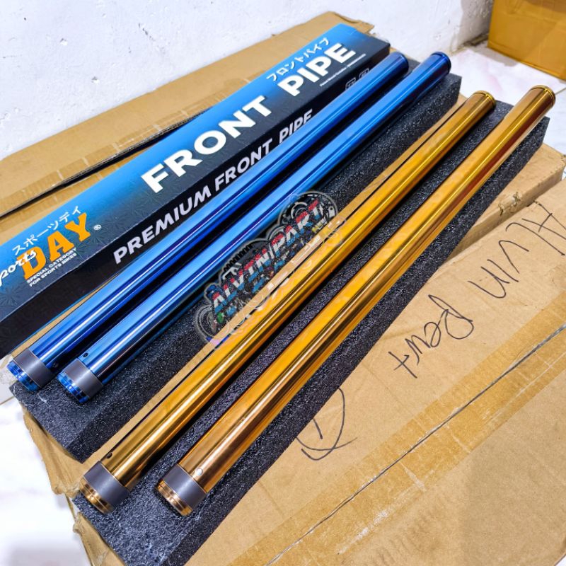 AS SHOCK GOLD NINJA R SS RR RX KING RXS GL MEGAPRO TIGER IMPORT DAY AS SKOK 30 31 33 GOLD & BLUE