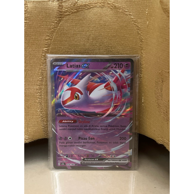 Latias EX RR pokemon tcg Original Indonesia