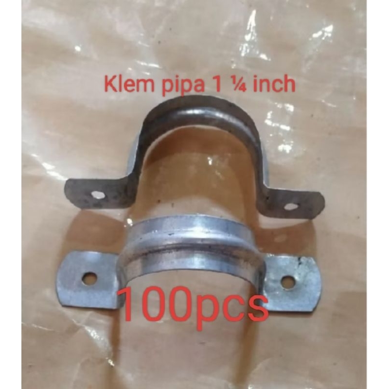 100pcs Klem Pipa paralon 1 ¼ inch..