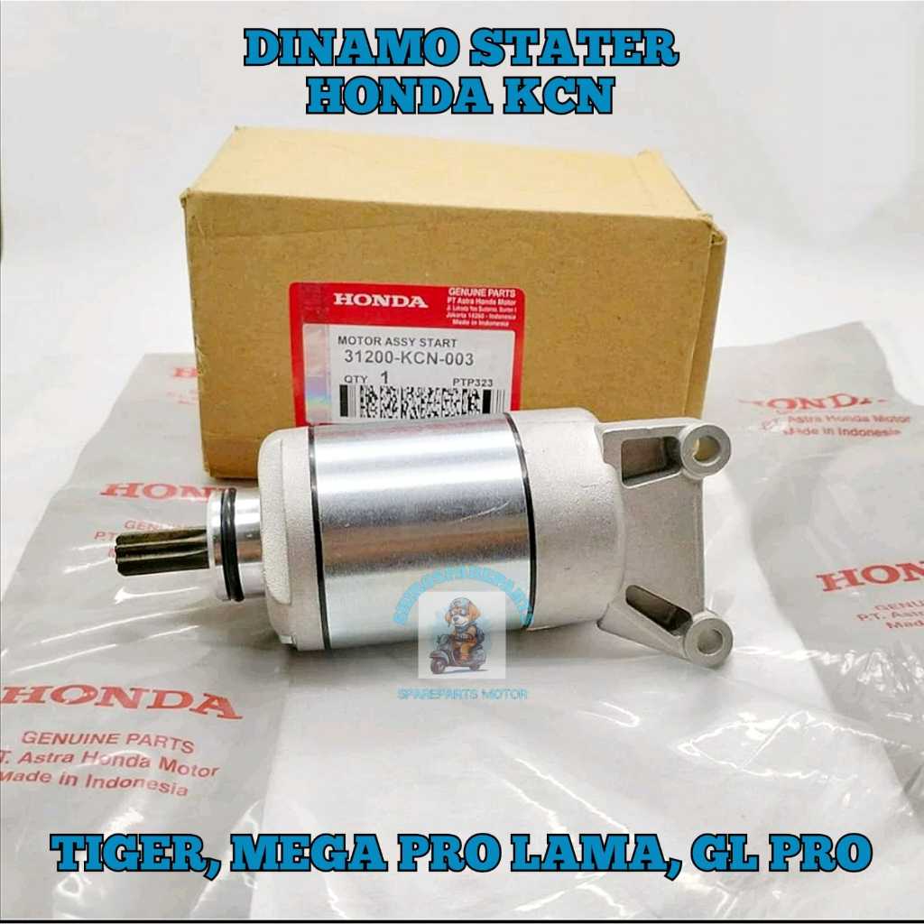 DINAMO STATER KCN ASLI ORIGINAL Motor HONDA Megapro Primus , Tiger Revo Mega Pro Advance , Tiger 200
