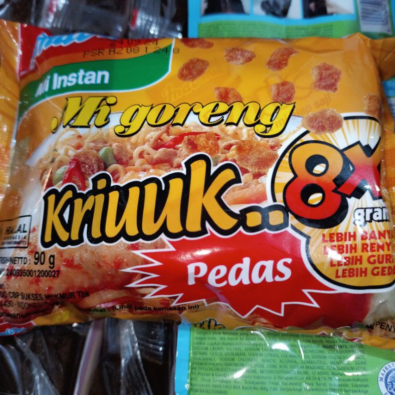 

indomie goreng kriuuk 8X 90g