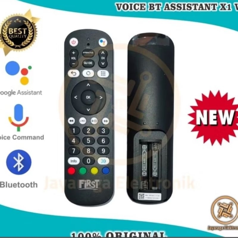 REMOTE VOICE ORI X1 FIRST MEDIA/BLUETOOTH (SUPPORT BANYAK TYPE STB)