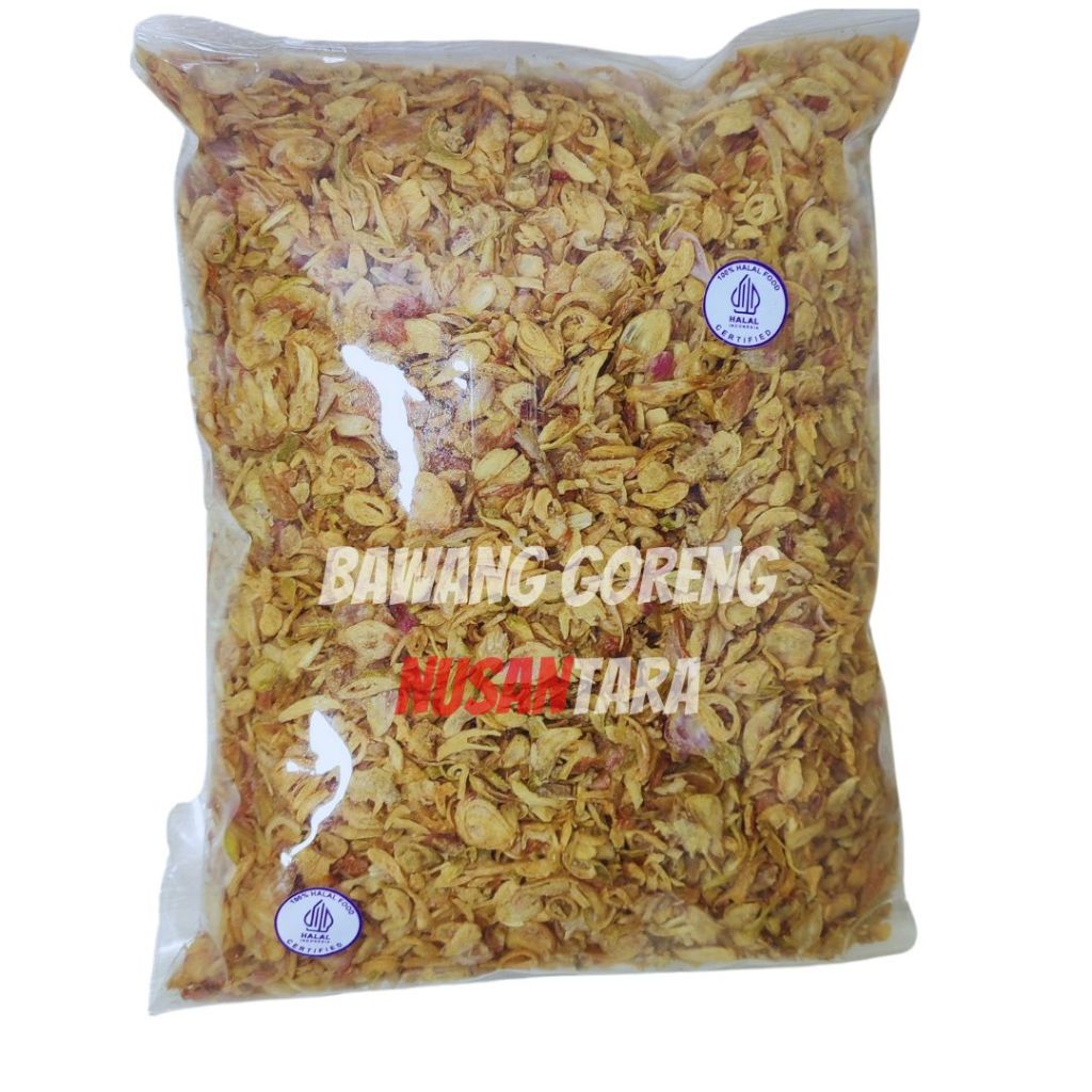 

JKL Bawang Goreng Asli Sumenep Renyah dan Enak 1 kg Asli Tanpa Campuran Termurah Cod free packing