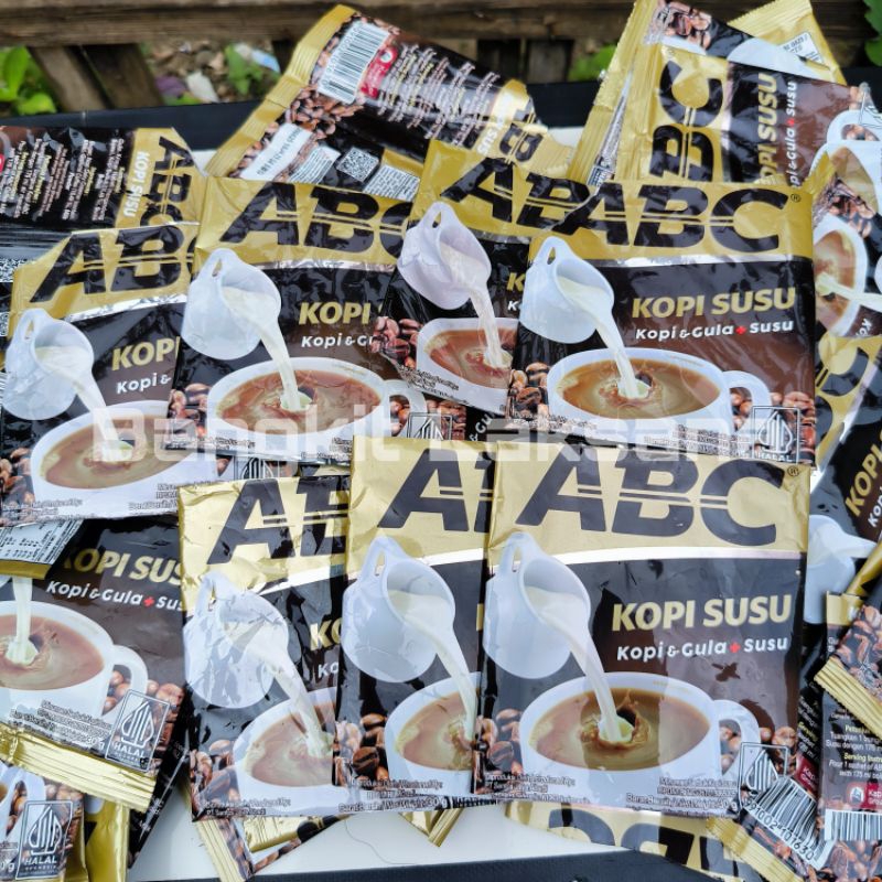 

BUNGKUS KEMASAN MINUMAN SACHET KOPI ABC BAHAN KERAJINAN TANGAN TIKAR PRAKARYA