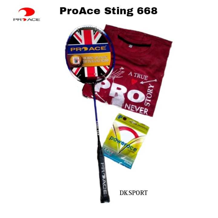 RAKET PRO ACE STING 668 | RAKET BADMINTON | RAKET BULUTANGKIS ORIGINAL