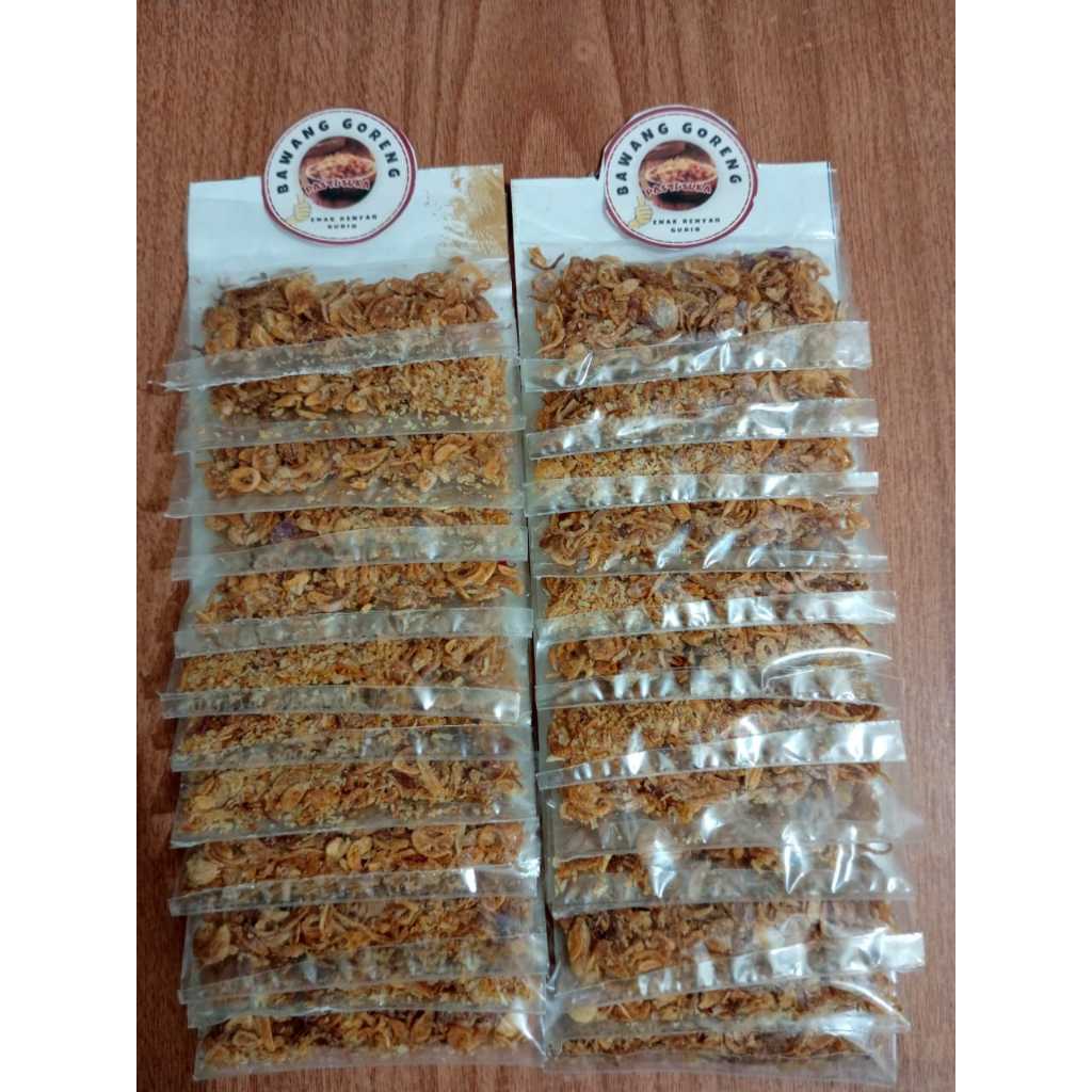 

Bawang Goreng Pastisuka Renyah & Gurih Premium Kriuk Isi 10 PCS / Renteng