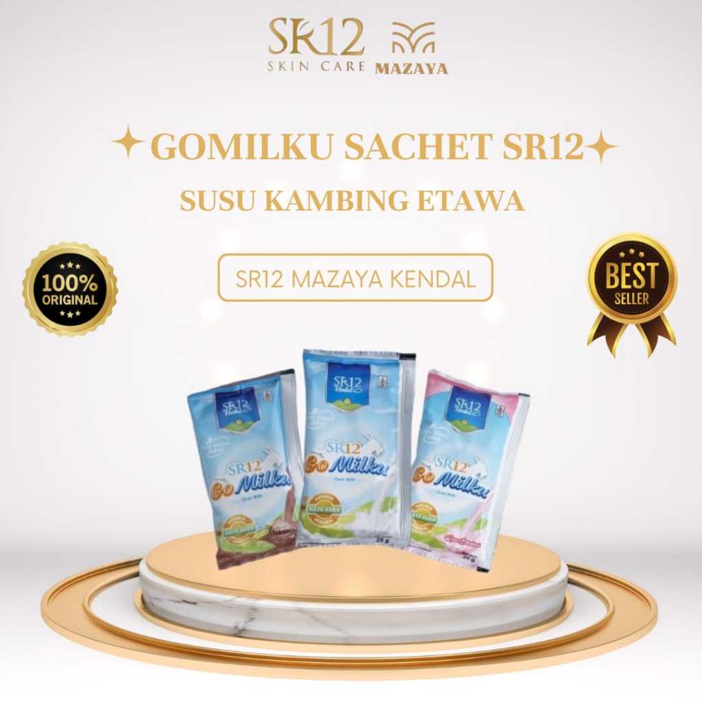 

SR12 GOMILKU SACHET | SUSU KAMBING ETAWA | GOLD | ORIGINAL | STRAWBERRY | COKLAT |