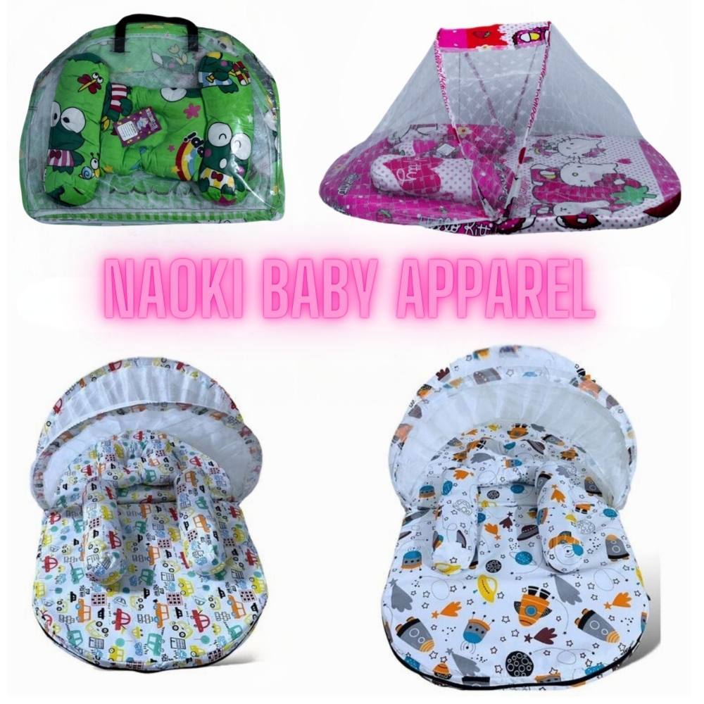 kasur lipat bayi / kasur lipat set kelambu bayi /kasur lipat karakter