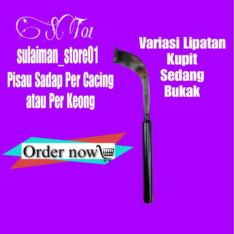 PISAU SADAP PER KEONG ATAU PER CACING