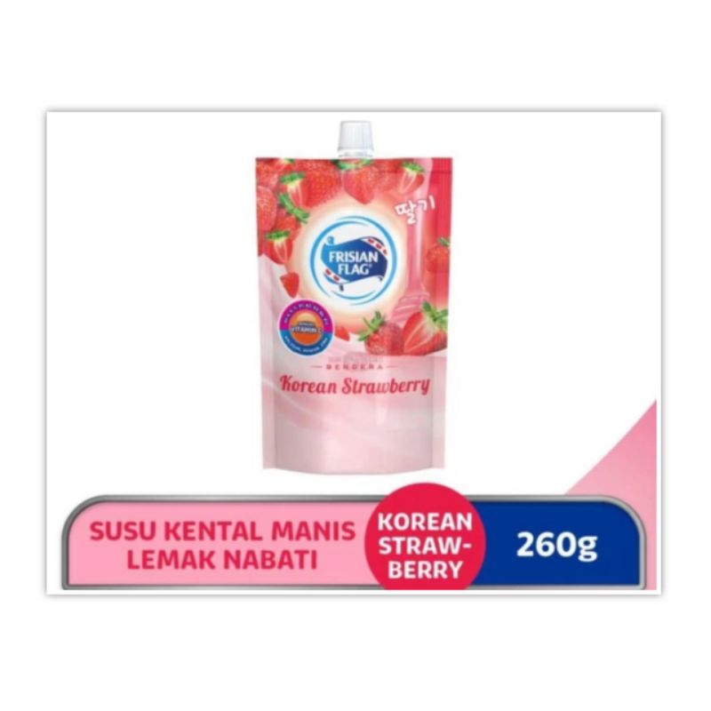 

Frisian Flag Korean Strawberry 260 gr Susu Kental Manis