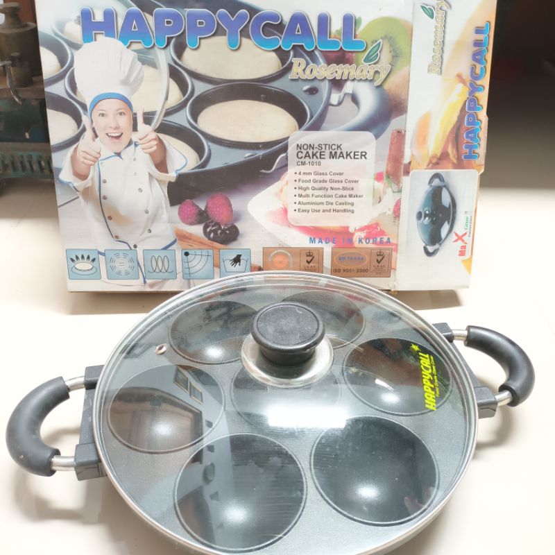 CETAKAN KUE APEM CEKUNG 7 LUBANG HAPPYCALL