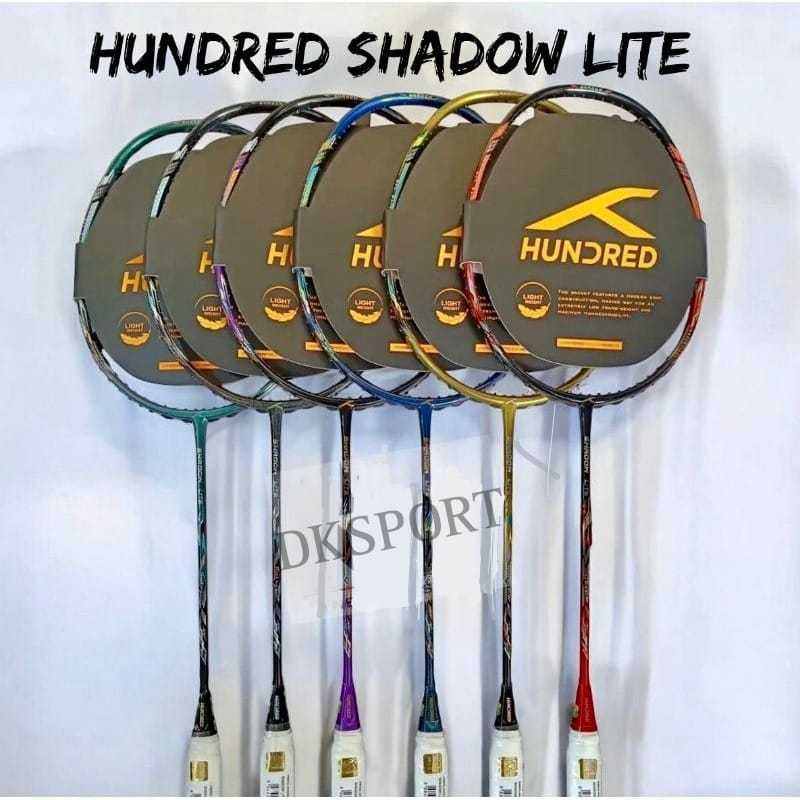 RAKET HUNDRED SHADOW LITE | RAKET BADMINTON | RAKET BULUTANGKIS HUNDRED ORIGINAL
