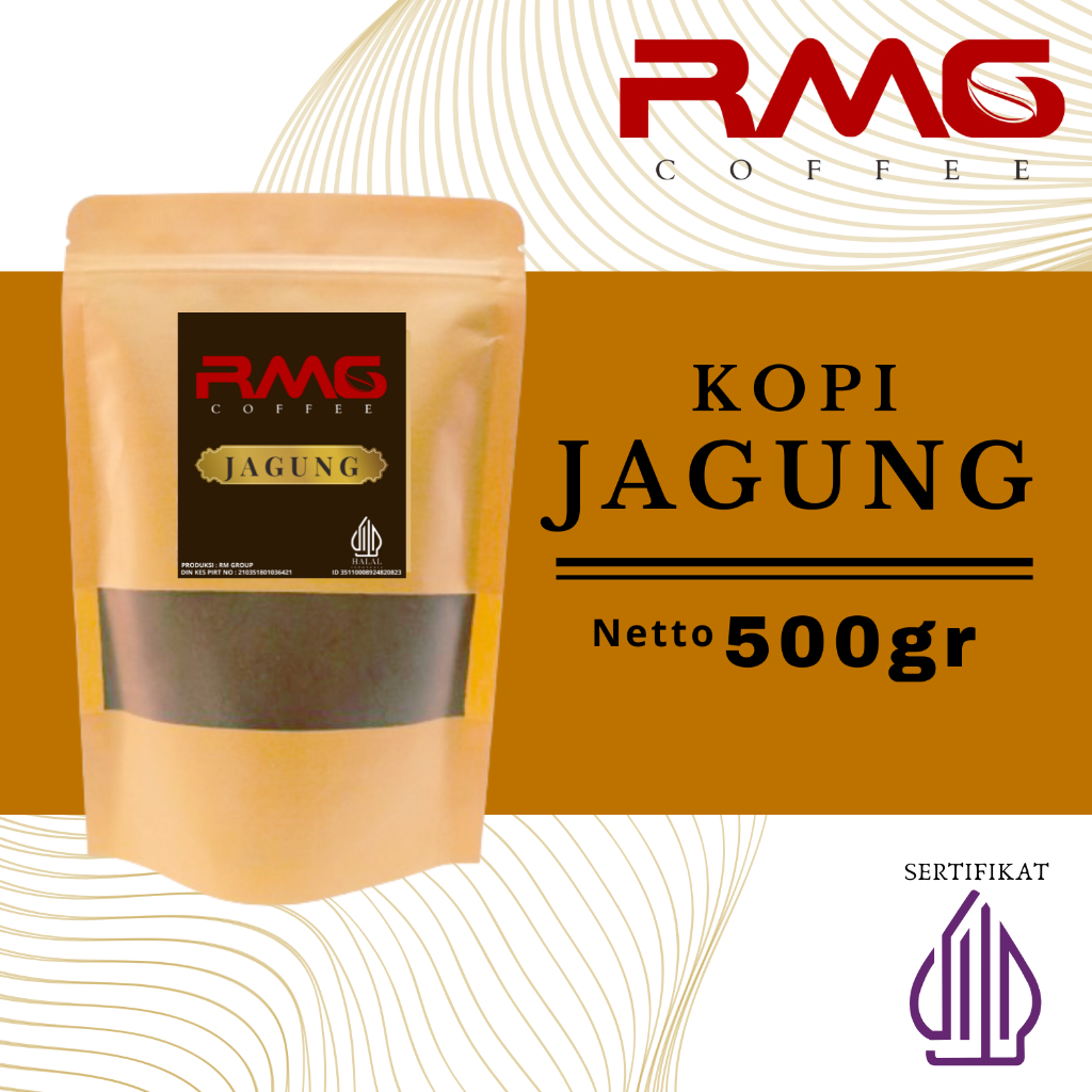 

Bubuk Kopi JAGUNG isi 500 Gram Bubuk giling halus