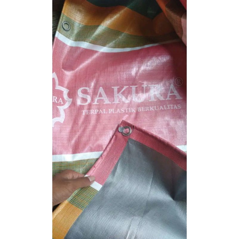 Terpal A20 Salur Sakura 2X3 2X4 3X3 3X4 3X5 3X6 4X4 4X5 4X6 4X7 4X8 5X5 5X6 5X7 5X8 Co