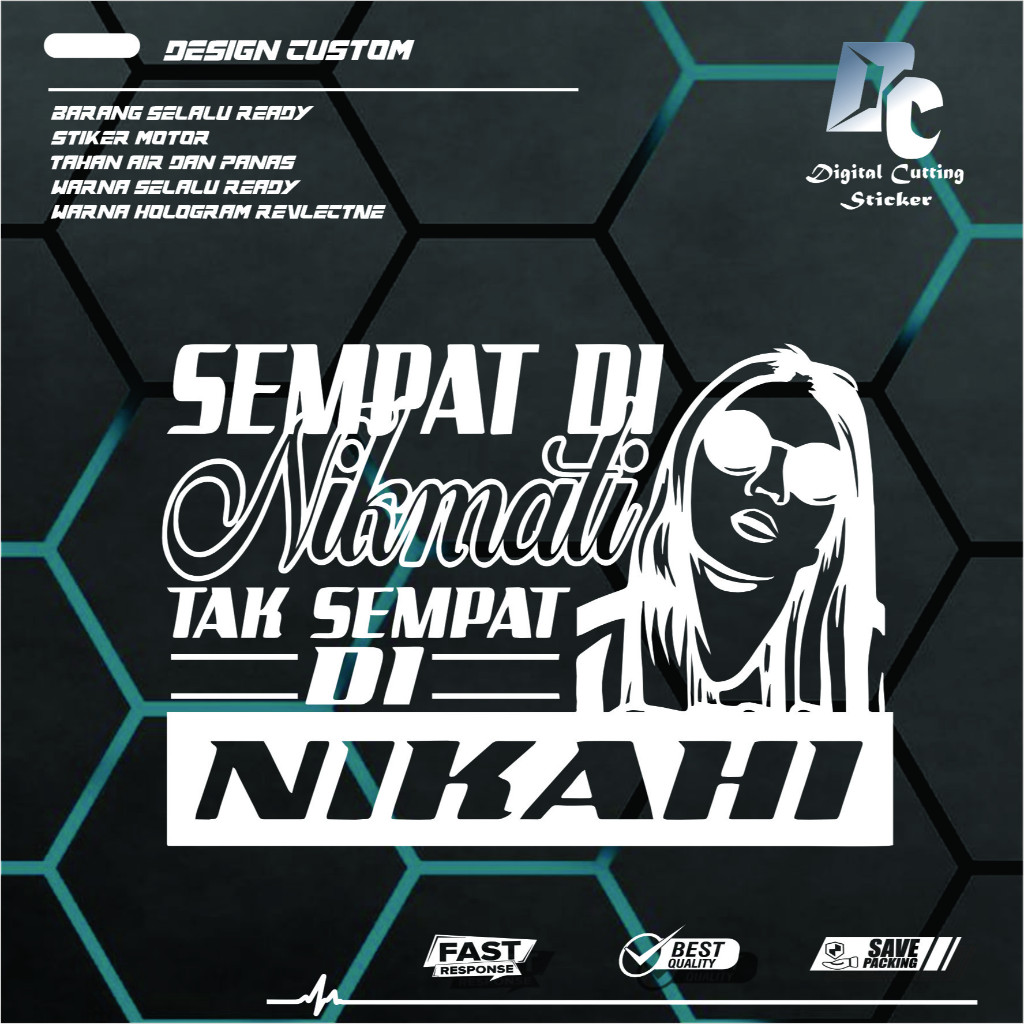 Stiker mobil termurah cod sempat di nikmati variasi stiker tulisan stiker kata kata Stiker kaca embl
