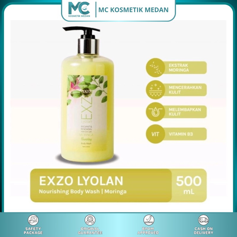 EXZO BODY WASH 500ML-Sabun Mandi