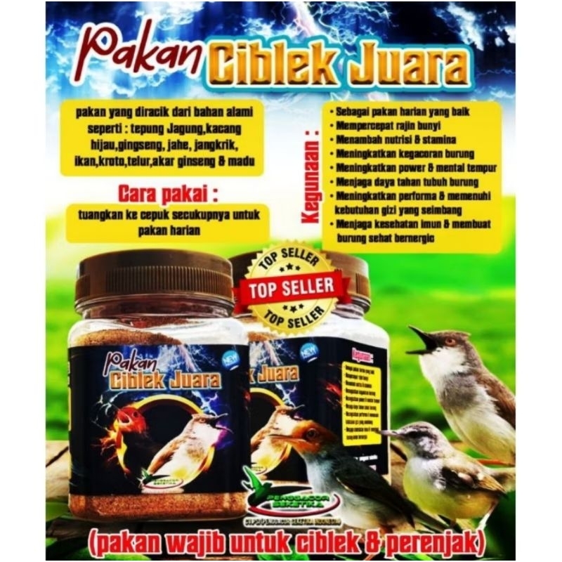 VOER CIBLEK JUARA BMW PAKAN BURUNG CIBLEK VOER MAKANAN BURUNG BMW