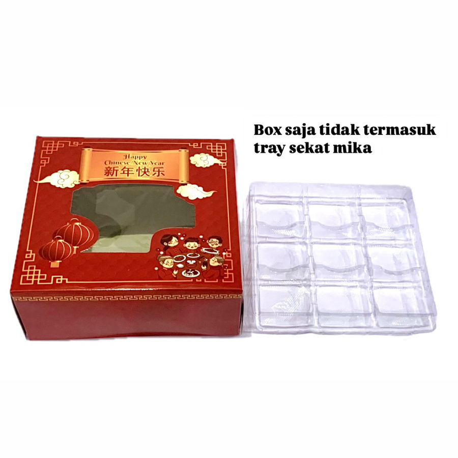 

( 10pcs ) Box marmer cake imlek 25x25x10 cm kotak kue bolu tempat roti dus packaging hampers sincia