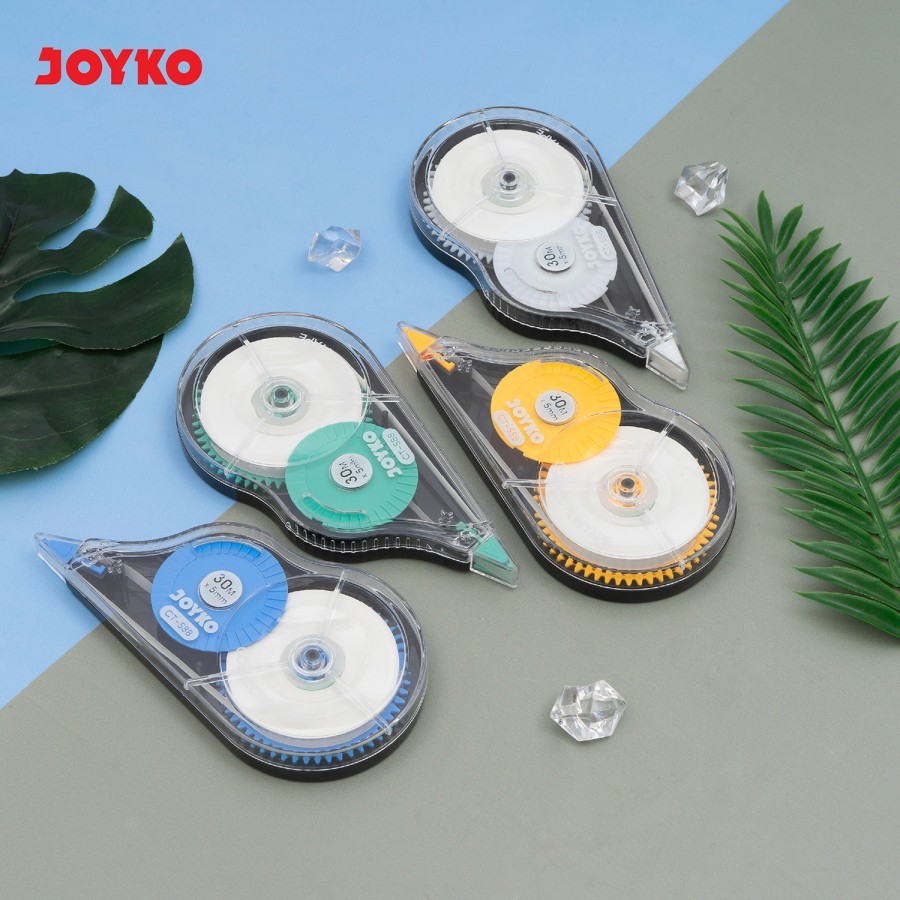 

Tip Ex Correction Pen Joyko CT-588 Original (1 PCS) / Correction Tape Pita Koreksi Joyko CT-588 / Tip Ex Pita Fancy Serbaguna