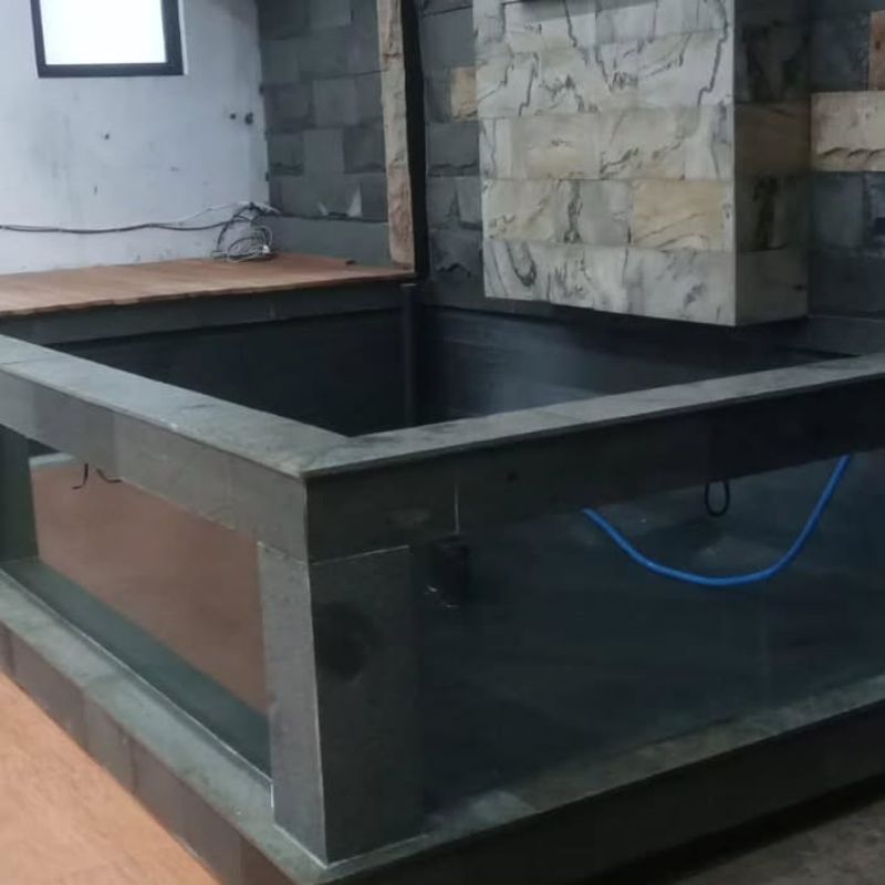 KOLAM KOI KOLAM MINIMALIS KACA