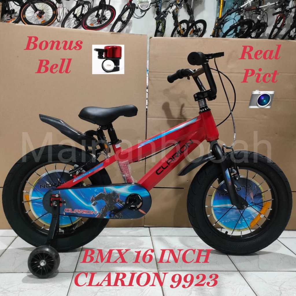 Clarion BMX 16 Inch MX 9923 sepeda anak laki laki bmx 16 clarion 9923 ban 3.0