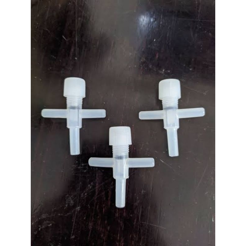 keran udara aerator aquarium bentuk T