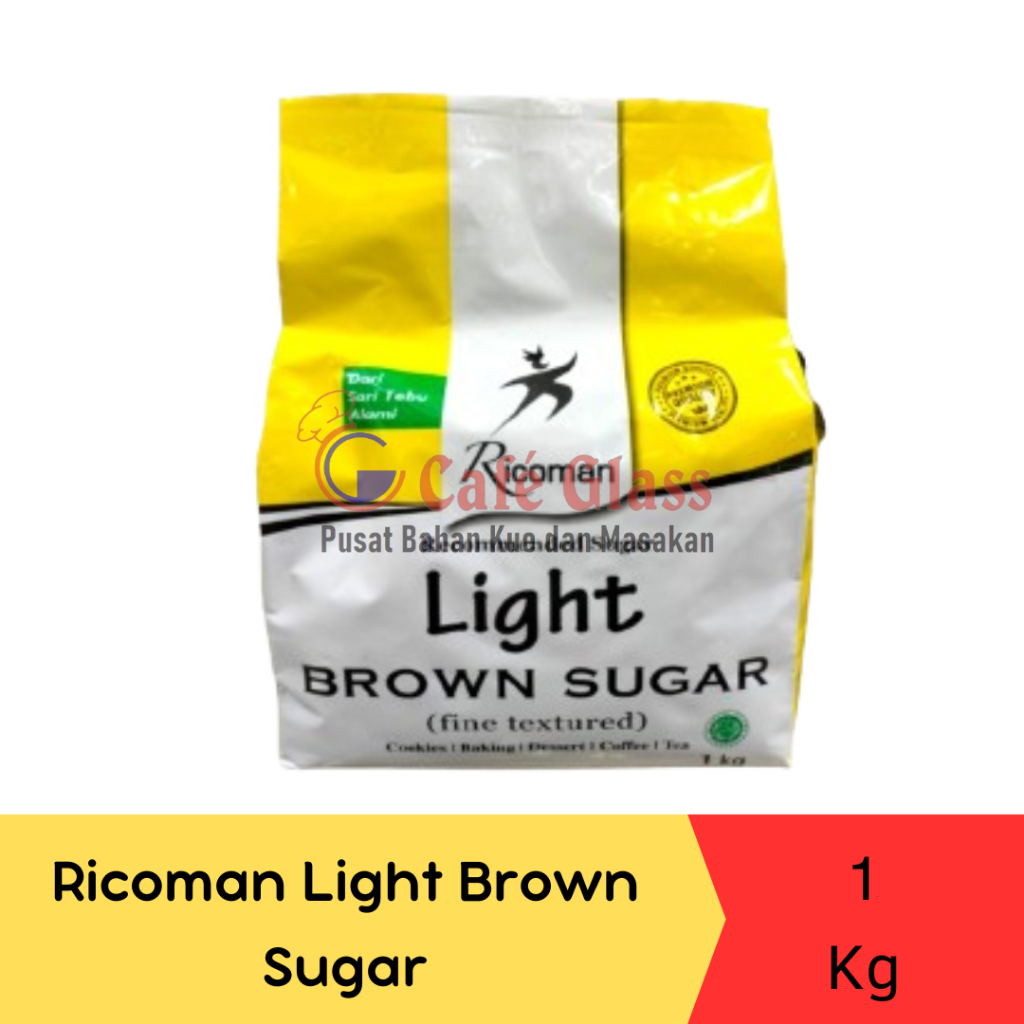 

Ricoman Light Brown Sugar 1Kg