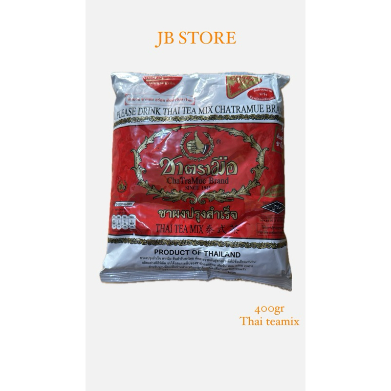 

chatramue thai tea mix merah berat 400gr exp 09-2026