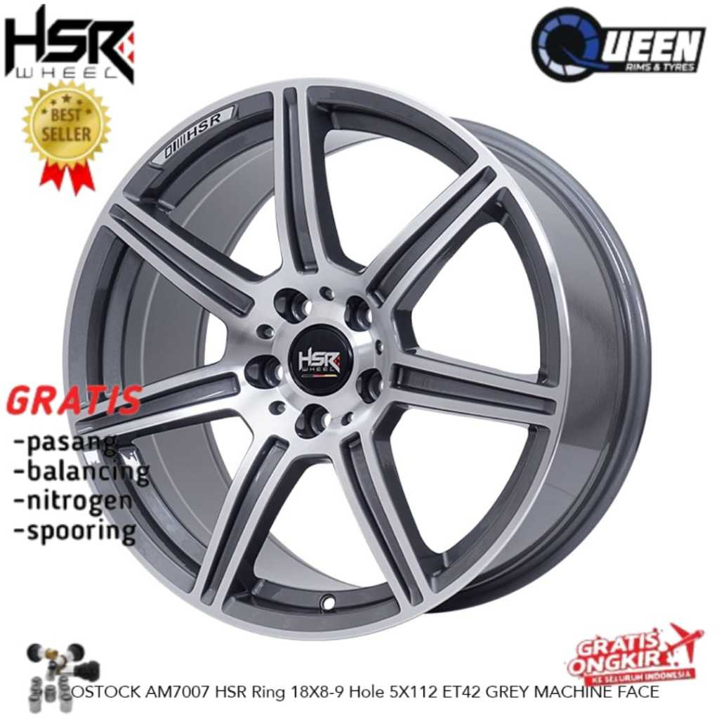 Velg mobil Racing R18 Mercy amg Cla cls Mg4 Mini Cooper Audy A4,A5 Vw Beetle Dll HSR Rostock Am7007