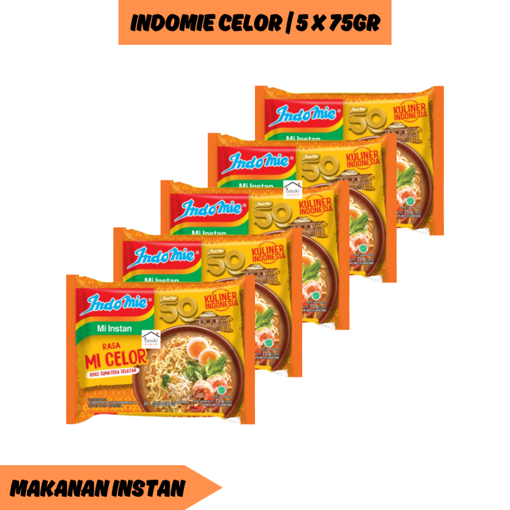 

5PCS Indomie Kuliner Indonesia Kuah Mi Celor Khas Sumatera Selatan