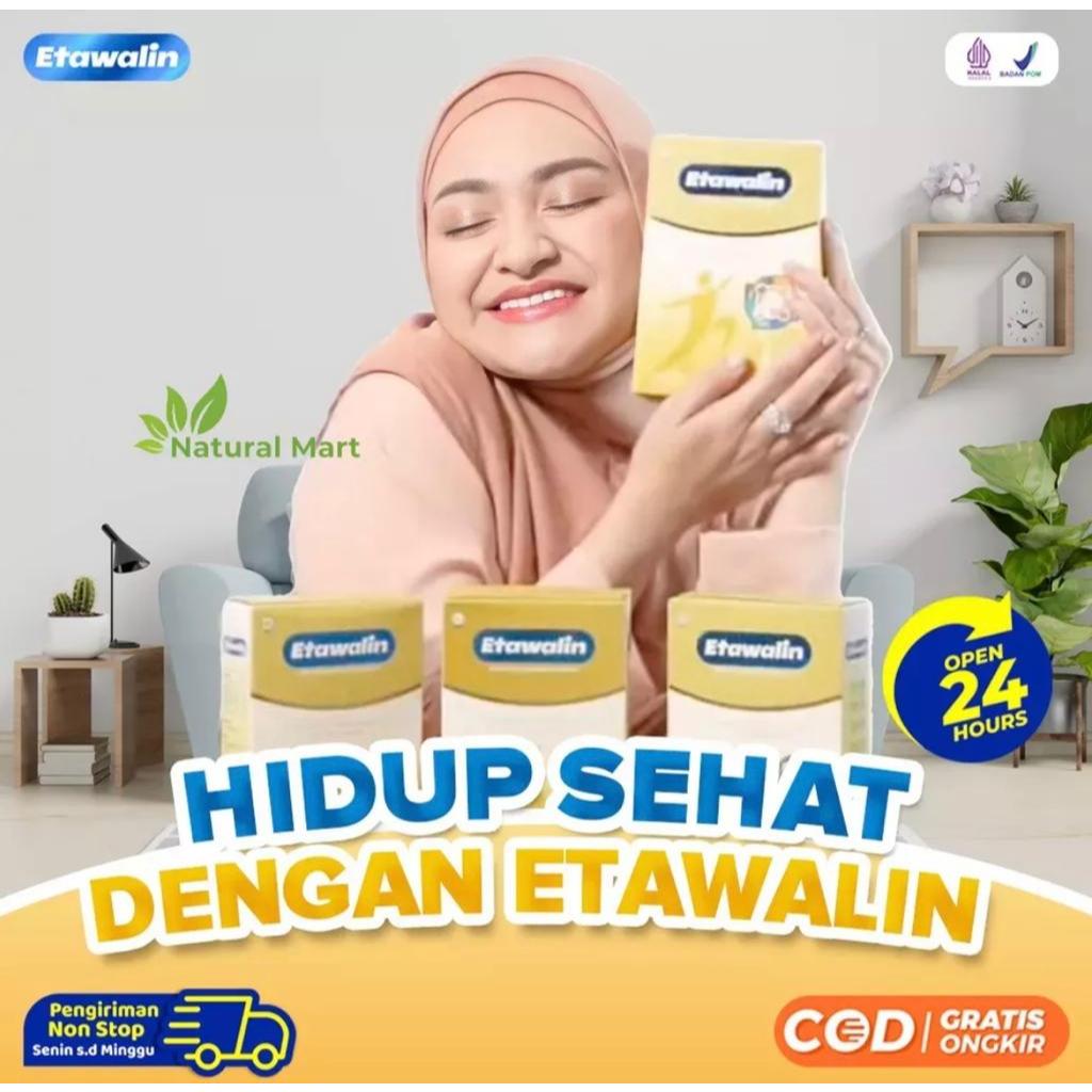 

PROMO (1 BOX) - Etawalin Susu Etawa Herbal Nyeri Sendi 1 Box BPOM HALAL