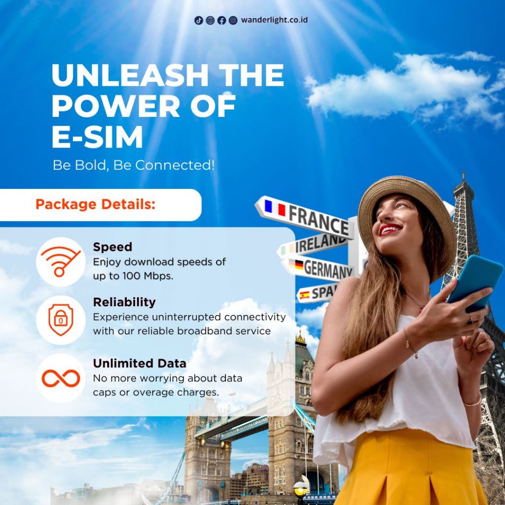 Kartu Perdana Internet Modem E Sim Internasional Semua Negara