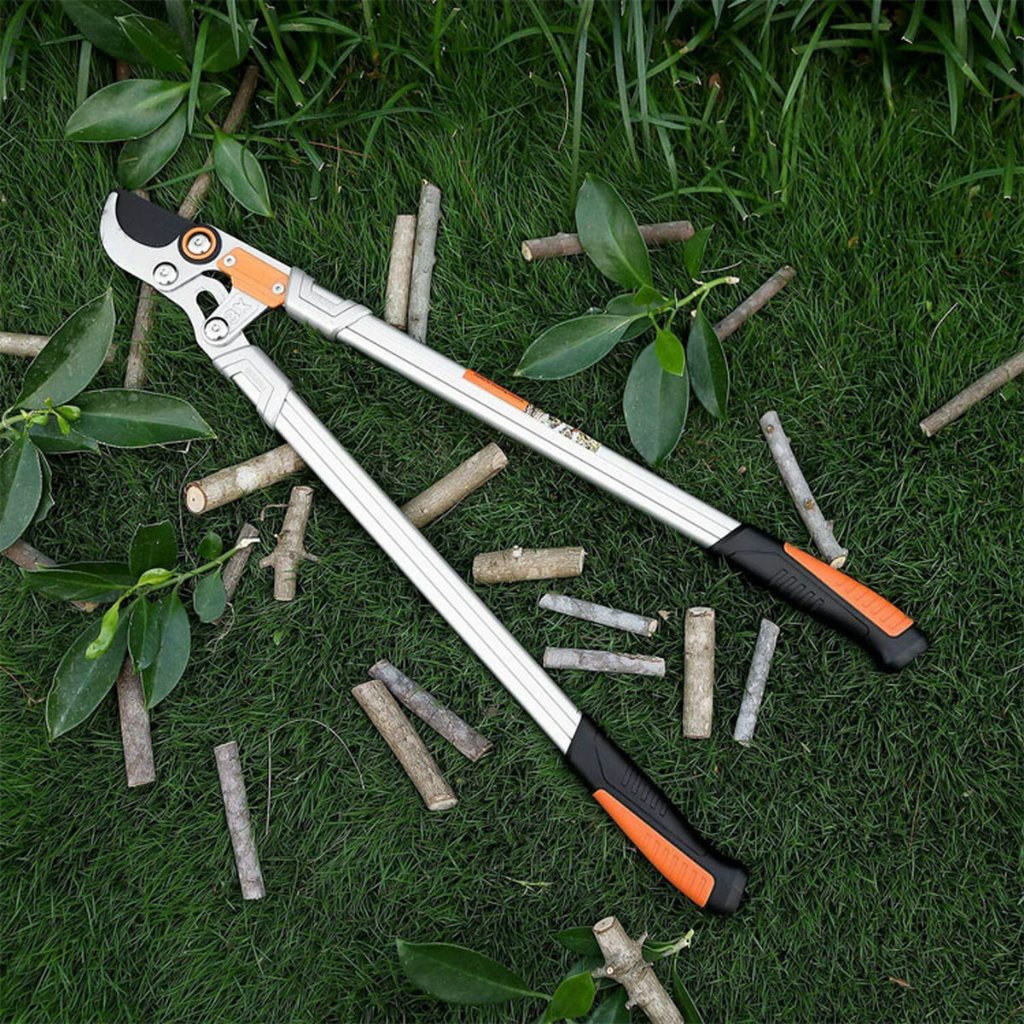 Gunting Dahan Teleskopis Besar Gunting Ranting Gunting Taman Gunting Pruning Panjang Garden Pruning 