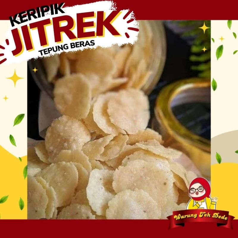 

Keripik Jitrek Tepung Beras Warung Teh Dede Jitrek Renyah dan Gurih