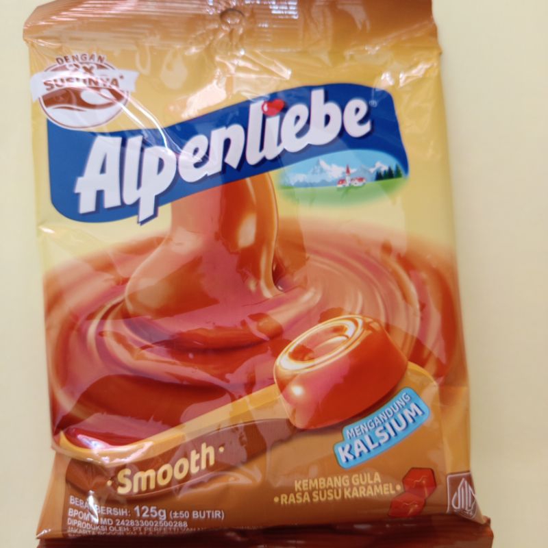 

Permen alpenliebe susu caramel 125 gr 50 btr