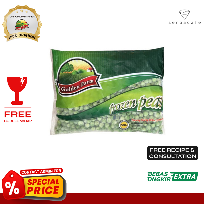 

Golden Farm Green Peas (500 gr)