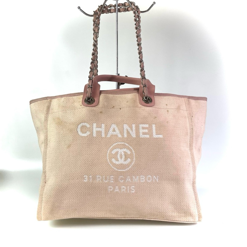 PRELOVED CHANEL CAMBON TOTEBAG - Tas chanel rue cambon tote bag original