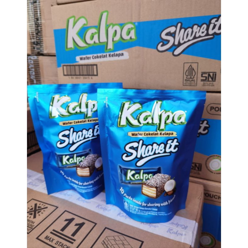 

KALPA WAFER COKLAT KELAPA SHARE IT ISI 10PCS 90G