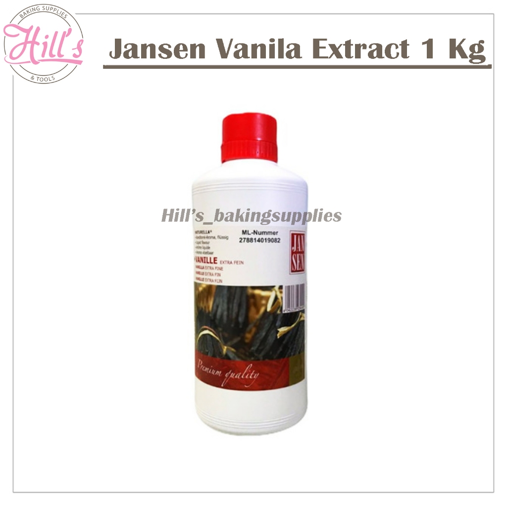 

JANSEN EXTRA FINE VANILLA EXTRACT 1 kg / VANILA EKSTRAK 1 L LITER 1KG