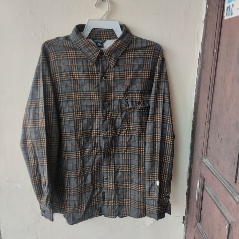 Kemeja Flannel WV Project Original