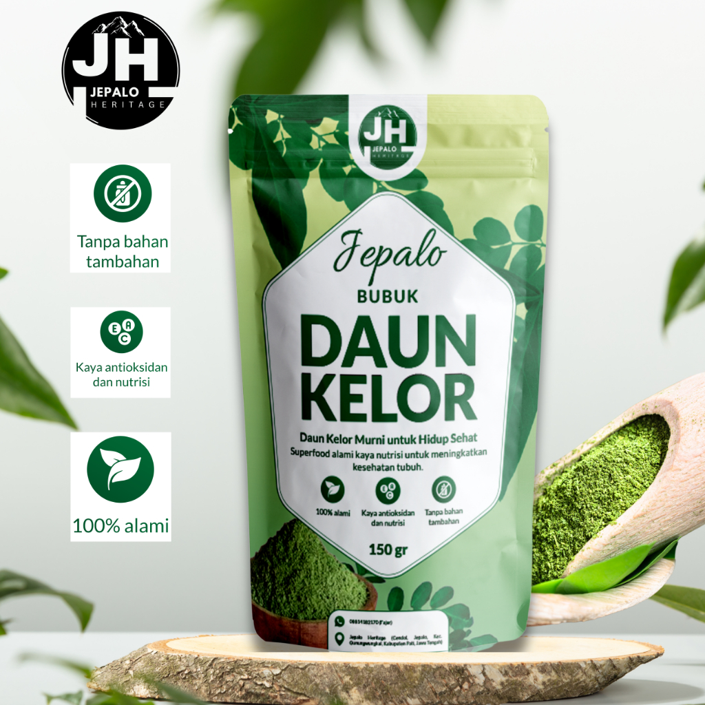 

Bubuk Daun Kelor (150 gr) - Jepalo Heritage