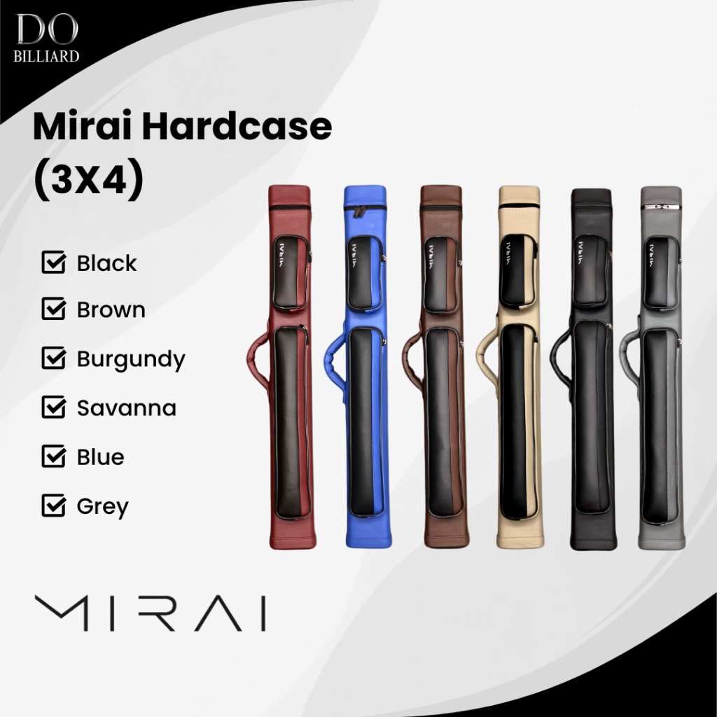 Tas Billiard MIRAI Hardcase 3x4 / Mirai Case 3x4