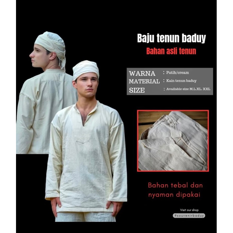 Baju Pangsi Khas Sunda Bahan Tenunan Asli Premium