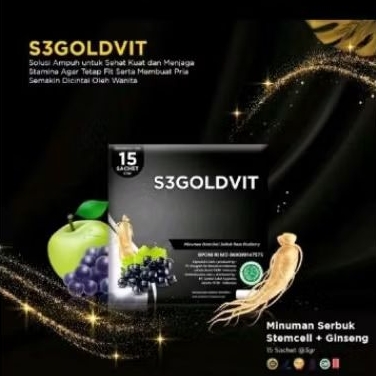 S3 GOLDVIT S3GOLDVIT ISI 15SACHET ORIGINAL