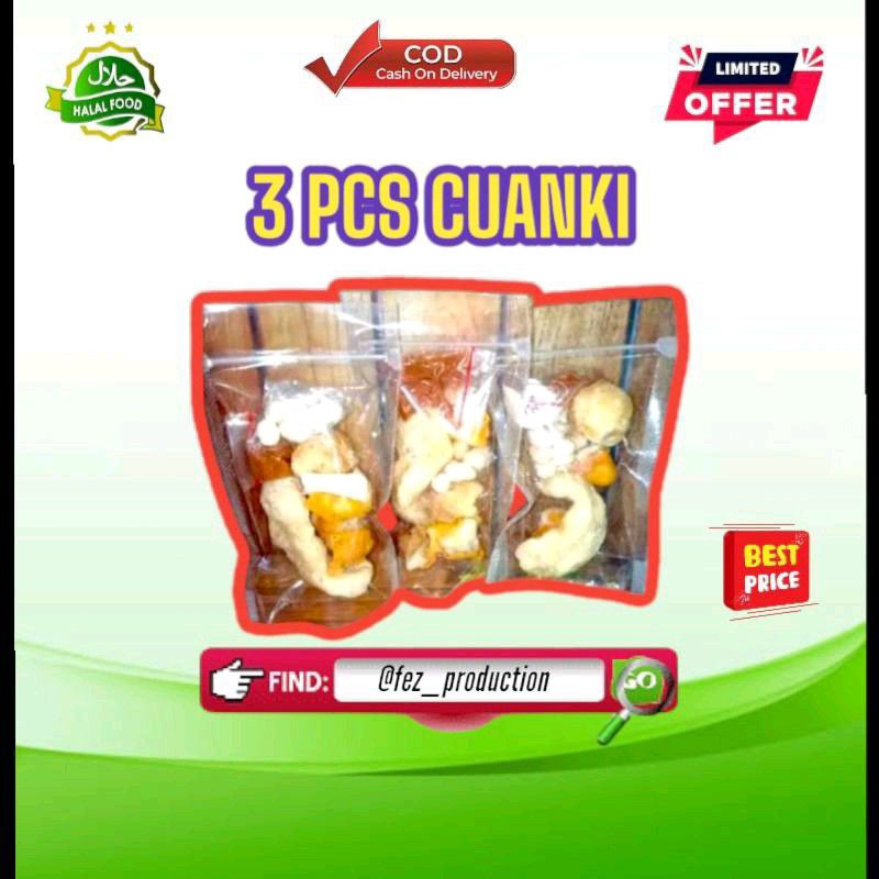 

CUANKI INSTAN 3 PCS KUAH PEDAS TERMURAH