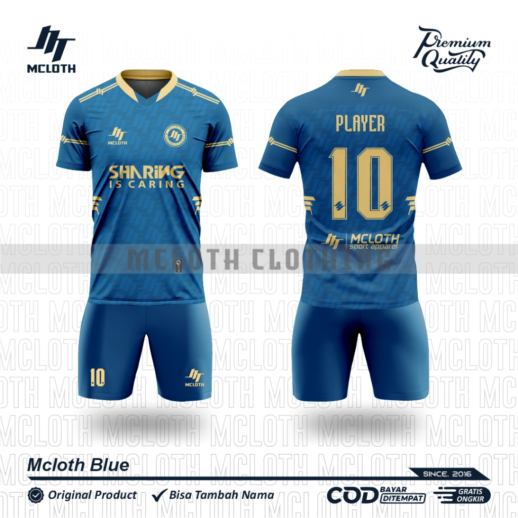 MCLTHNG - BAJU JERSEY SETELAN SEPAK BOLA DAN FUTSAL ORIGINAL MCLOTH | JERSEY OLAHRAGA | JERSEY PREMI