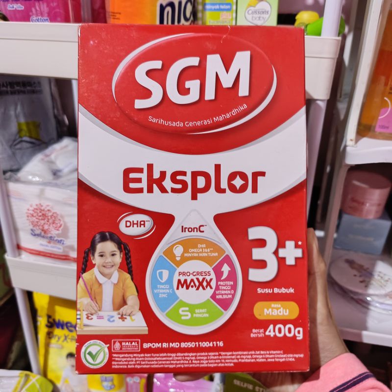 

SGM EKSPLOR 3+ SUSU BUBUK RASA MADU 400GR