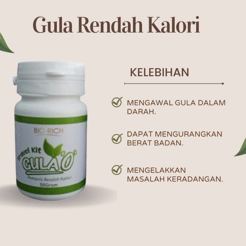

BIO RICH GULA 'O/PENGGANTI GULA SEHAT/PEMANIS RENDAH KALORI/GULA DIABETES/HIDUP SEHAT
